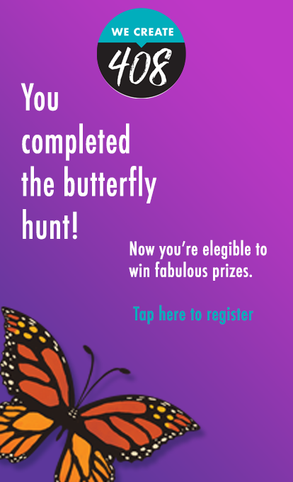 Butterfly hunt completion and prize screen